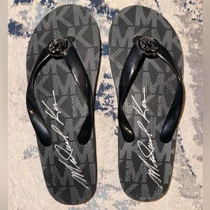 Michael Kors Women’s Size 7 Black Flip Flops